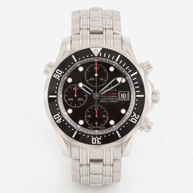 Omega, Seamaster Diver 300M, chronograph, wristwatch, 41.5 mm.