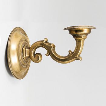 A bronze baroque wall sconce 17/18th century.