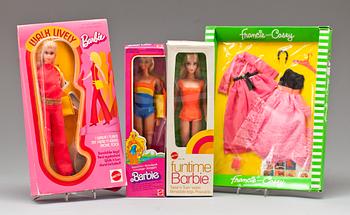 BARBIEDOCKOR, 3 st. 1970-tal.