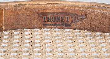 KARMSTOLAR, 3 st, Thonet, 1900-talets första hälft, stämpelmärkta.