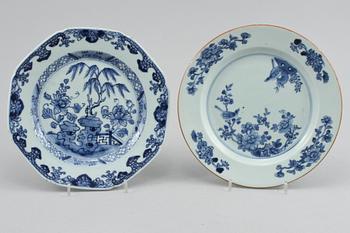 TALLRIKAR, 10 st, porslin, Kina, 1700-tal.