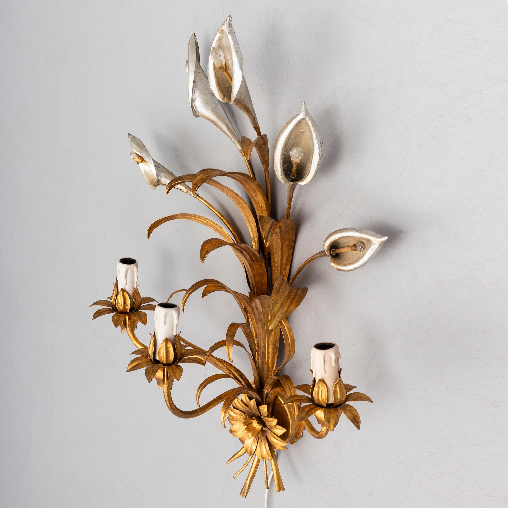 An Italian wall light, 1970's/80's.