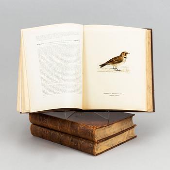 The von Wright brothers, three volumes "Svenska Fåglar", Börtzells tryckeri AB, Stockholm, 1927-1929.
