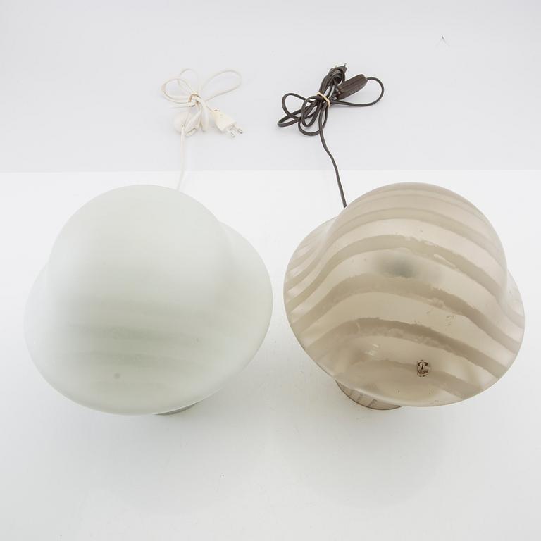 Bordslampor 2 st Peill & Putzler, Tyskland, 1900-talets senare del.