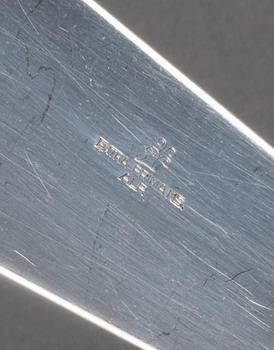 A 64-piece pewter flaware service model "Olga", 20th century.