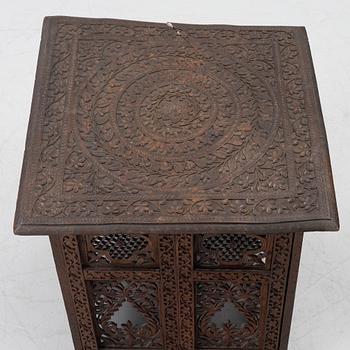 An Anglo-Indian hardwood folding Table, North India, circa 1880. .