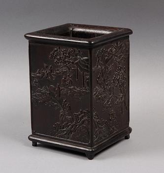 PENSELVAS/STÄLL. trä, Kina.