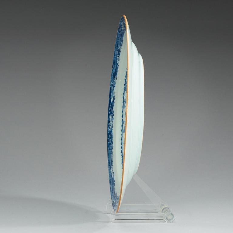 FAT, kompaniporslin, Qing dynastin, Qianlong (1736-95).