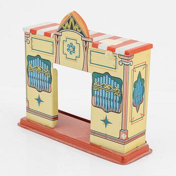 A tin toy radio cars, Hoch & Beckman, Germany, mid 20th century.