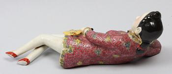 FIGURIN, porslin, Kina, 1900-tal.