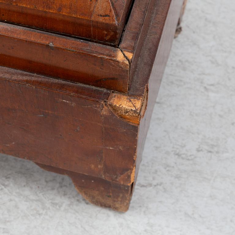 A late 18th Century Mahogany Grandfather Clock.