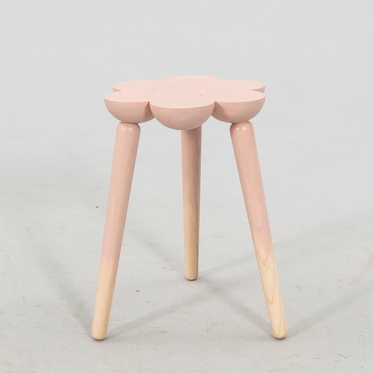 Lisa Hilland, "Smyltha" stool for Myltha, signed 2023, unique.