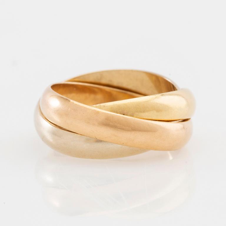 Cartier, Ring "Trinity" 18K trefärgat guld.