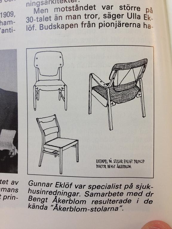 GUNNAR EKLÖF, armchair, "60 A", AB Nässjö Stolfabrik, Nässjö, 1950´s.