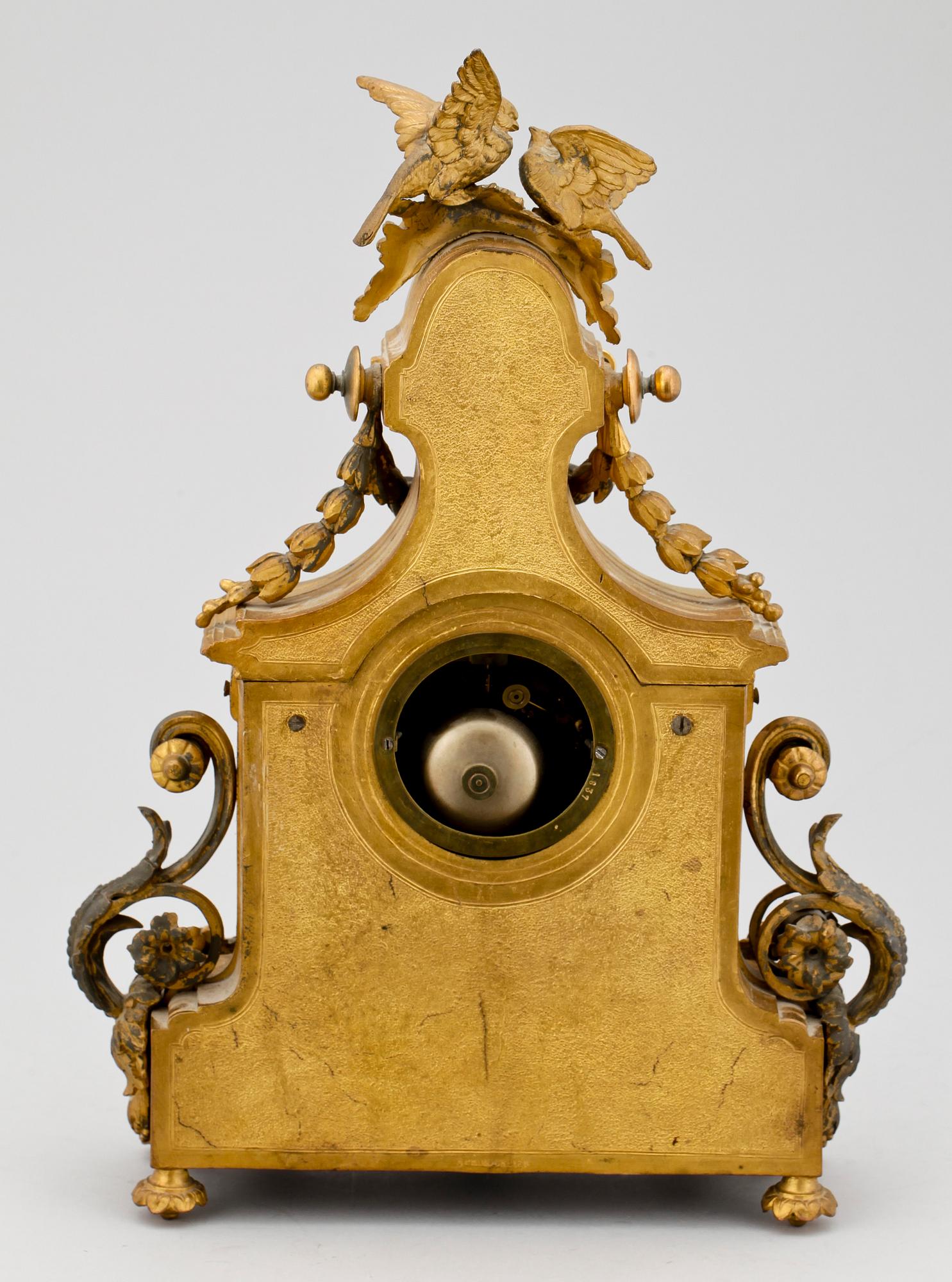 BORDSPENDYL, Frankrike, sent 1800-tal.