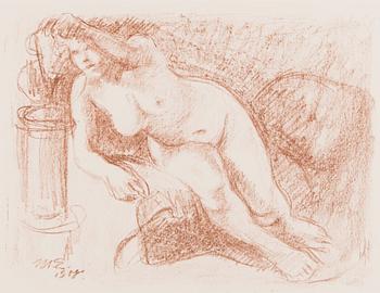 MAGNUS ENCKELL, lithograph, signed and dated 1908 in the plate.