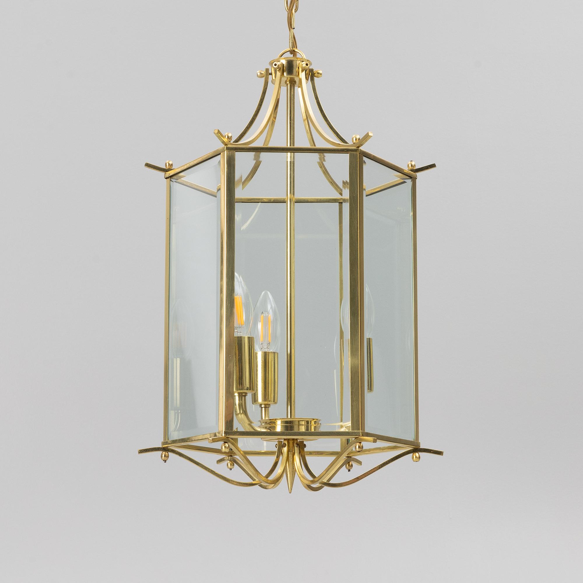 A ceiling lamp, late 20th Century.