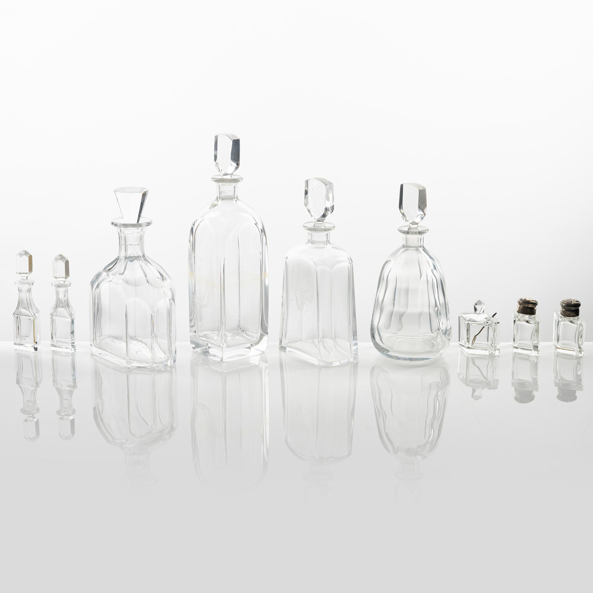 Glasservis, Elis Bergh, glasservis, ca 115 delar "Kronoberg", 1900-talets mitt.