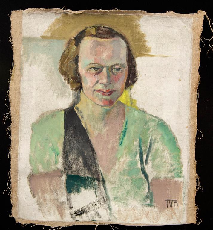 Tora Vega Holmström, a signed oil on canvas.