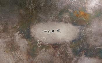 SOCKERSKRIN, silver, August Albrekt Paulsson, Stockholm, 1909. Vikt ca 571g.