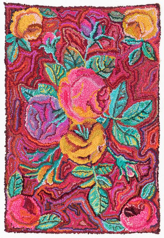 Kaffe Fassett, 'Rose rag rug',