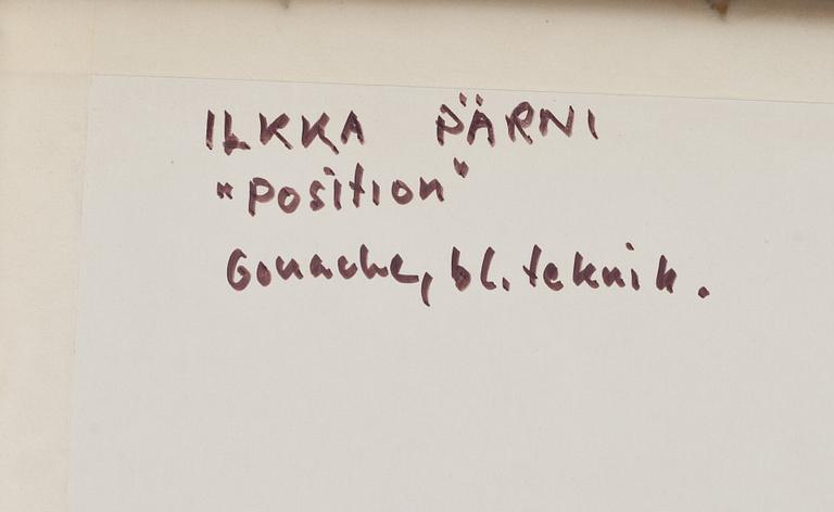 ILKKA PÄRNI, blandteknik, signerad och daterad -92.