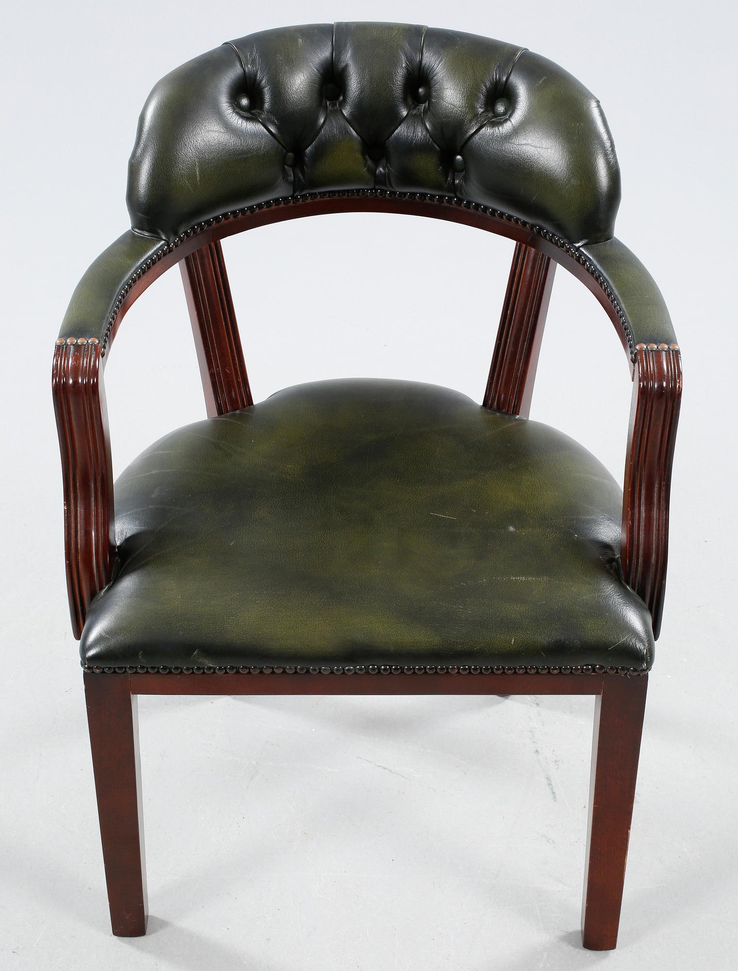 A armchair from the second half of the 20th century.