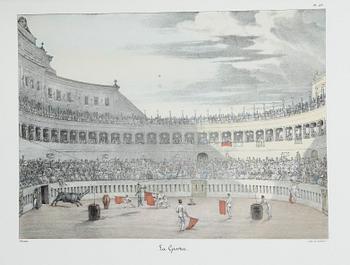 FAKSIMIL, "Un an à Rome et dans ses environs", efter Antoine-Jean-Baptiste Thomas, , numrerad 438/999, utgiven 1972.
