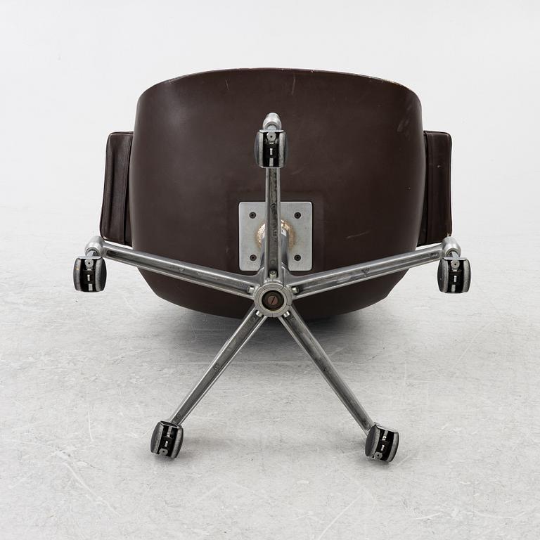 Preben Fabricius & Jørgen Kastholm, Desk chair, "Tulip", for Alfred Kill, Germany 1960s/70s.