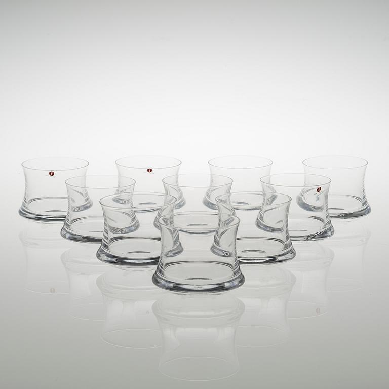 TAPIO WIRKKALA GLAS, 10 kpl, "Romantica", Iittala.