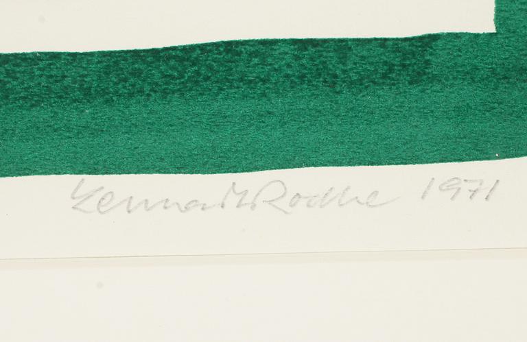 LENNART RODHE, 2 st, färglitografi, signerad och daterad 1970/71.