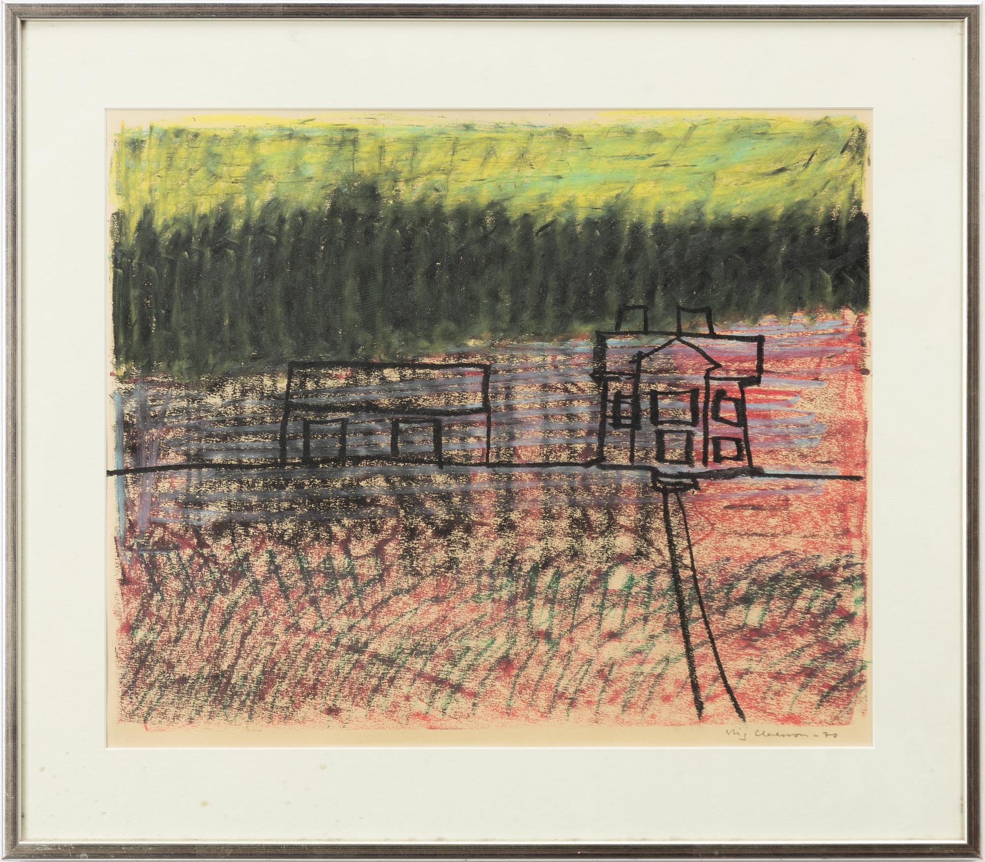 Stig (Slas) Claesson, Composition with Buildings.