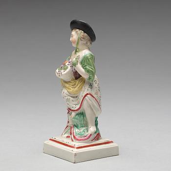 FIGURIN, flintgods. England, omkring 1800.