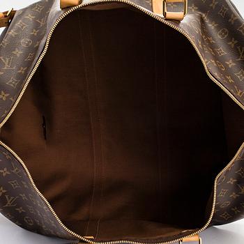 Louis Vuitton, a Monogram Canvas 'Keepall 60 Bandoulière' weekend bag.