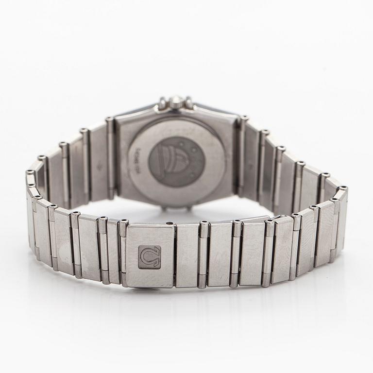 Omega, Constellation, armbandsur, 22,5 mm, stål, quartz, safirglas.