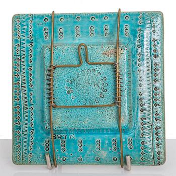 RUT BRYK, relief, stengods, signerad BRYK.