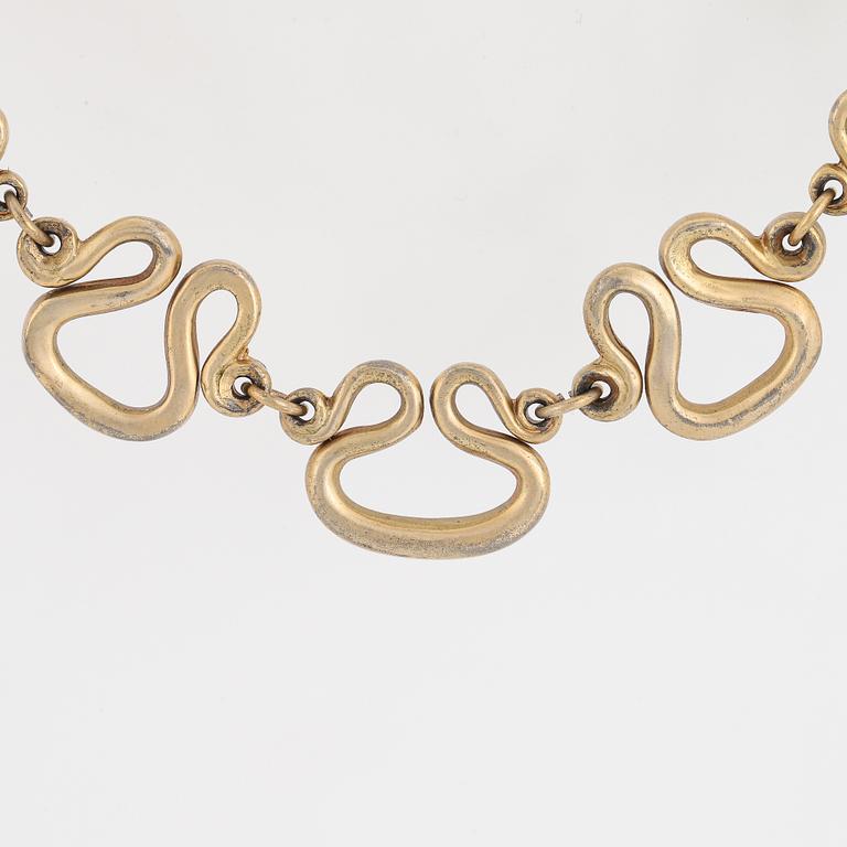 ESTRID ERICSON, a pewter necklace, 'Etruskiska'  Svenskt Tenn.