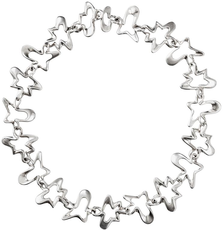 HENNING KOPPEL, collier, för Firma Georg Jensen, Danmark 1945-77,