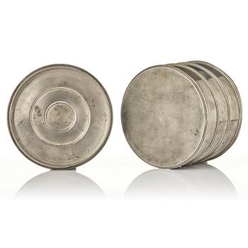 Sylvia Stave, burk med lock, modell 5278, C.G. Hallberg, Stockholm, 1933.