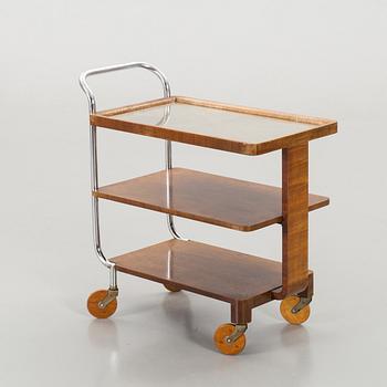 A SERVING TROLLEY FIRST HALF OF 20TH CENTURY.