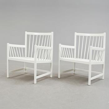 FÅTÖLJER, ett par, "Sörgården", Jörgen Baeckmark för Gemla, modellen i produktion 1968-1974.
