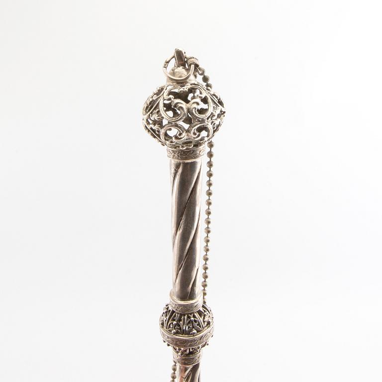 Torah pointer silver Russia 1886.