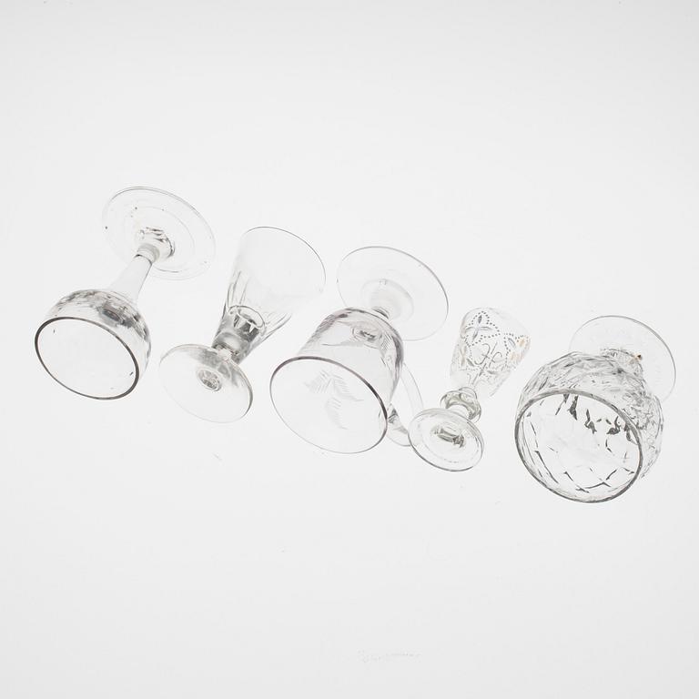 PARTI GLAS, 18 st, 1800- och 1900-tal.