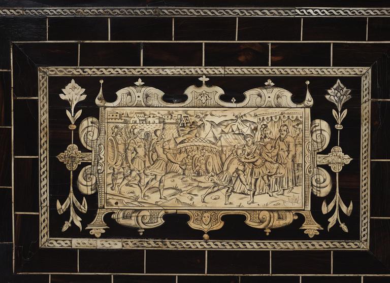 KABINETTSKÅP. Barock, 1600-1700-tal.