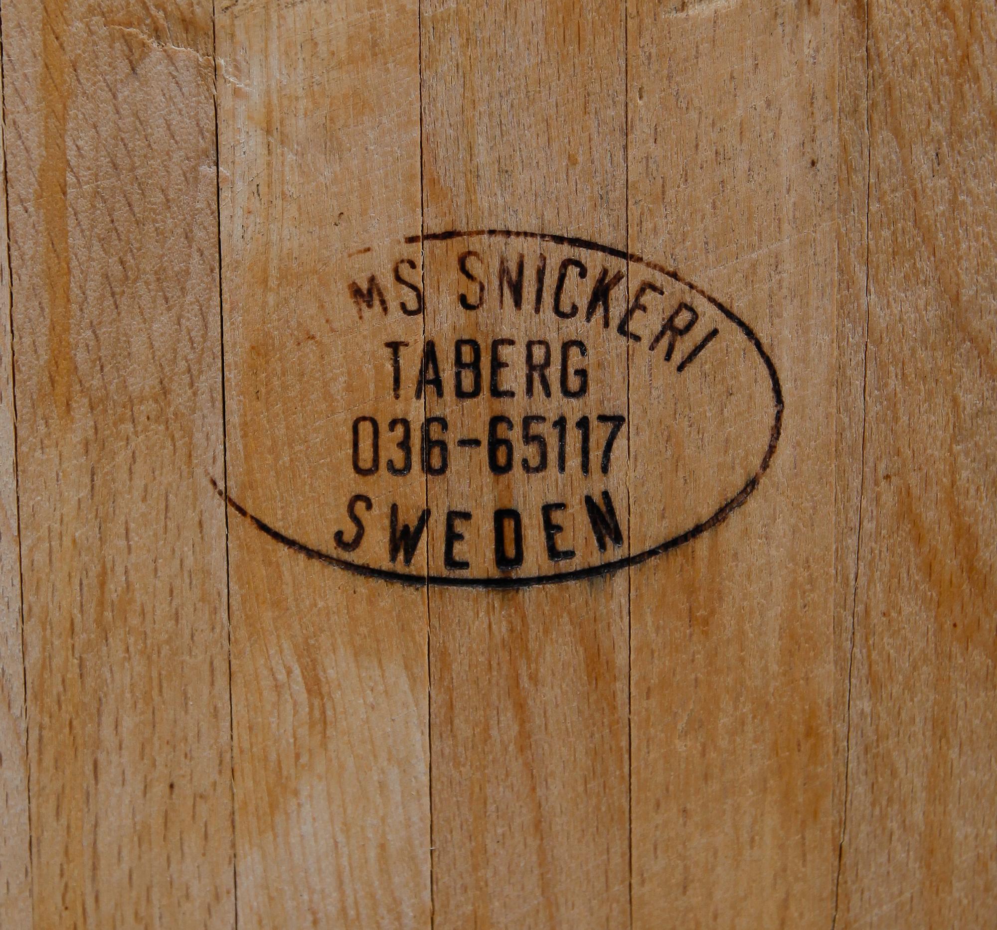 SLAKTBÄNK / HUGGKUBBE, 1900-talets andra hälft.