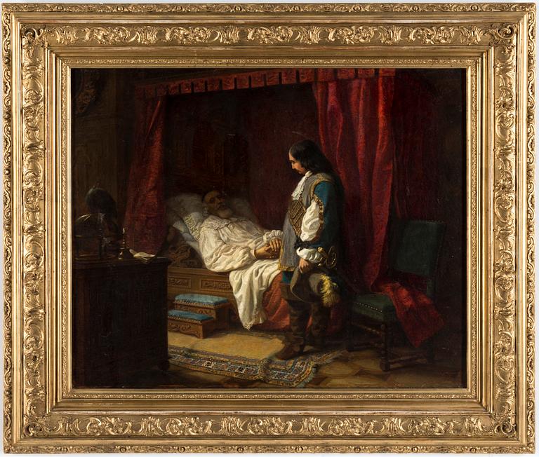 GOTTFRID VIRGIN, olja, signerad och daterad 1857.