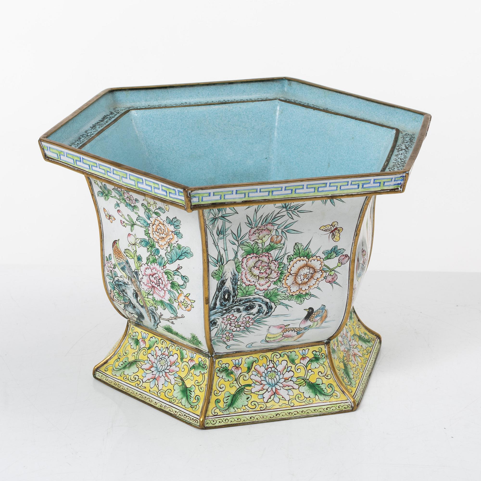 A planter, China, 20th Century.