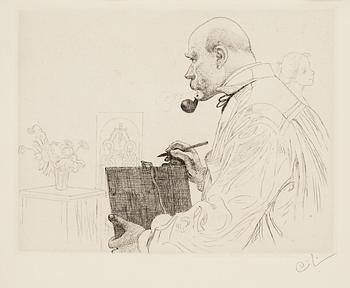 151. Carl Larsson, "Self portrait".