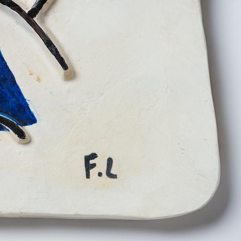 FERNAND LÉGER, Bemålad och glaserad keramik, Signerad F.L, numrerad 25/250.