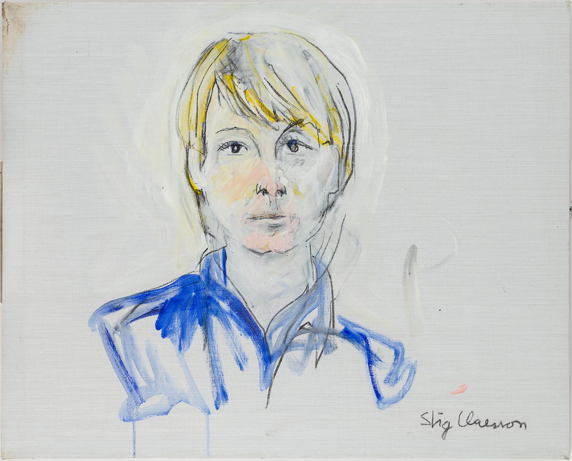 STIG CLAESSON, oil on canvas, signed. - Bukowskis